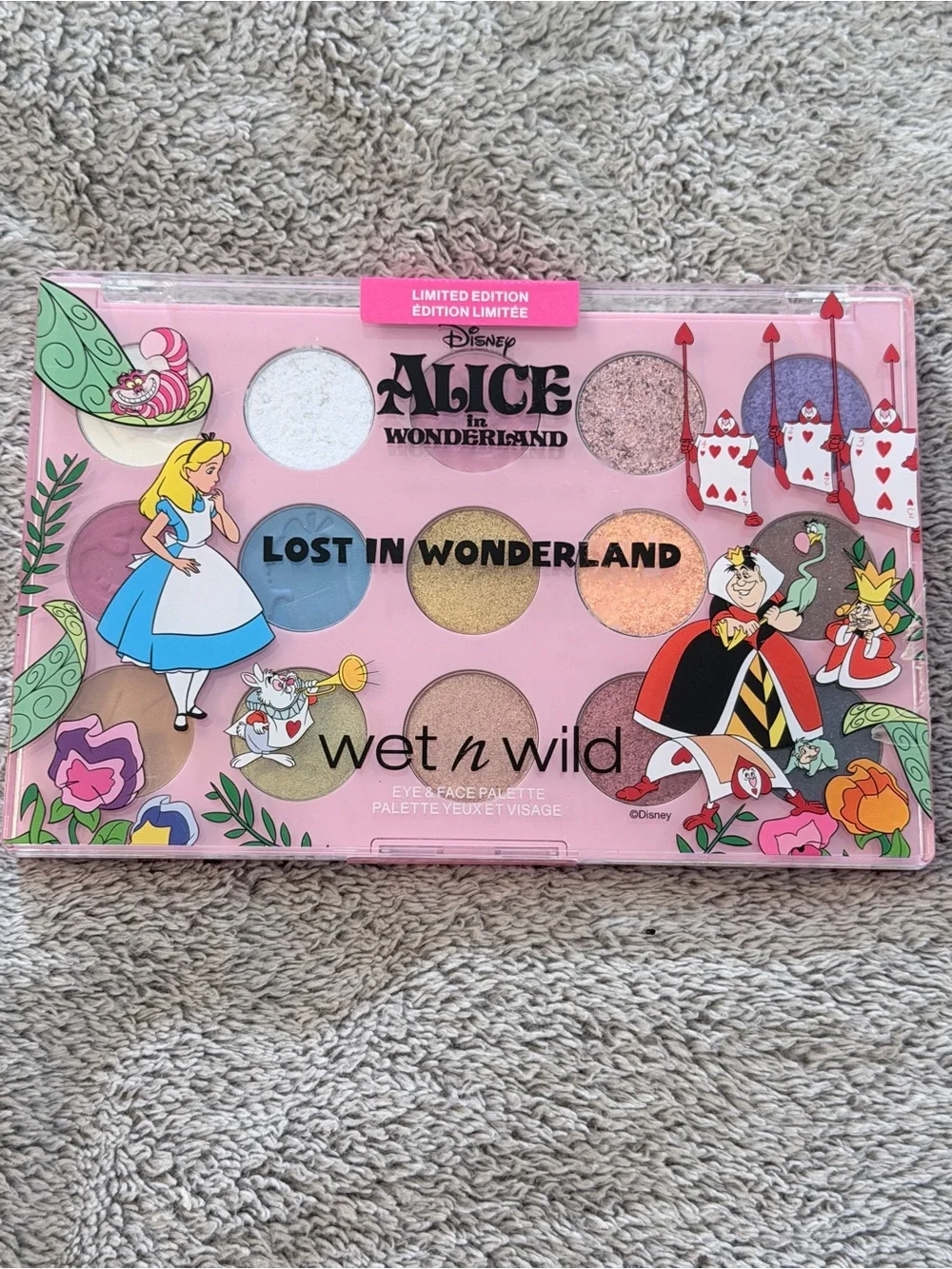 Wet n Wild Disney Alice in Wonderland Lost in Wonderland Eyeshadow palette NEW